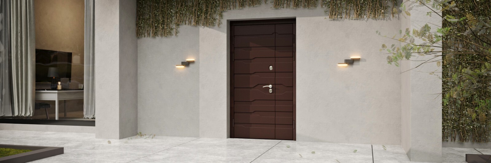 One and a half doors Abwehr Linea photo in the exterior